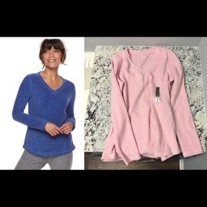 Two new soft micro fleece long sleeve tops